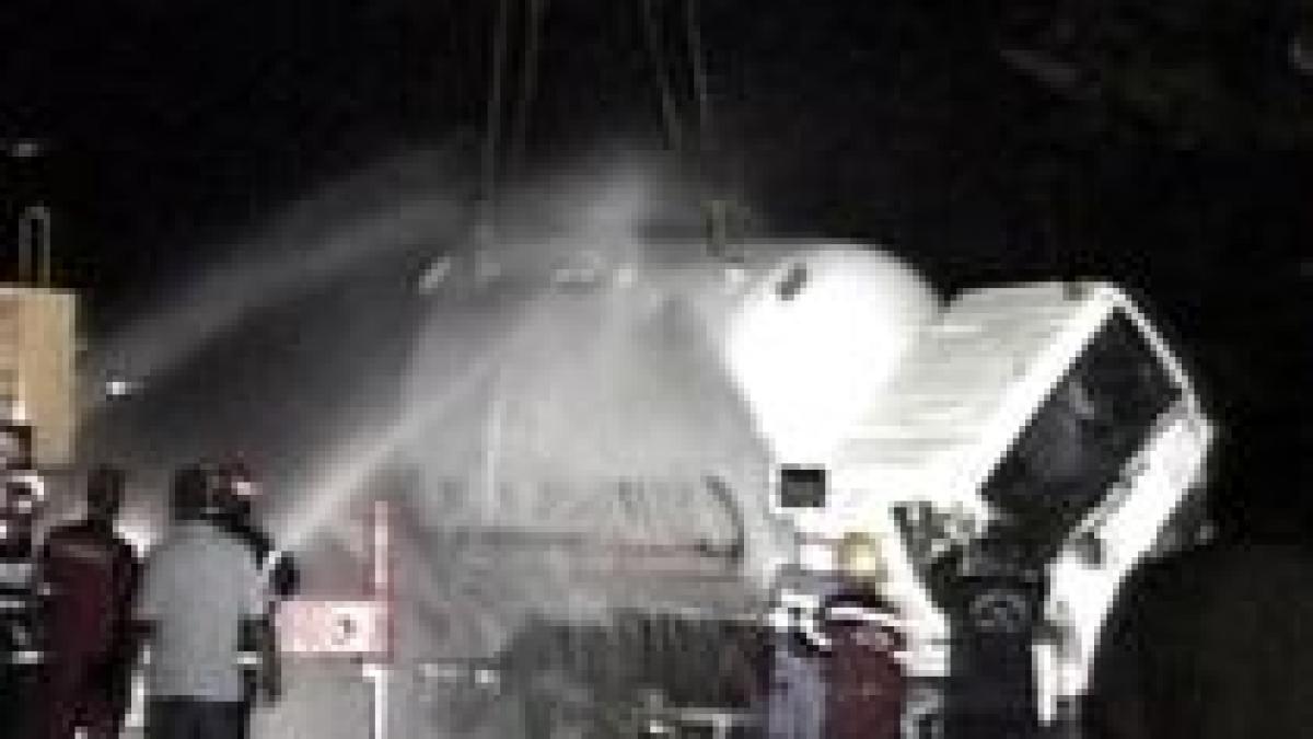 cisterna cu combustibil lichid usor rasturnata pe centura de est a ploiestiului