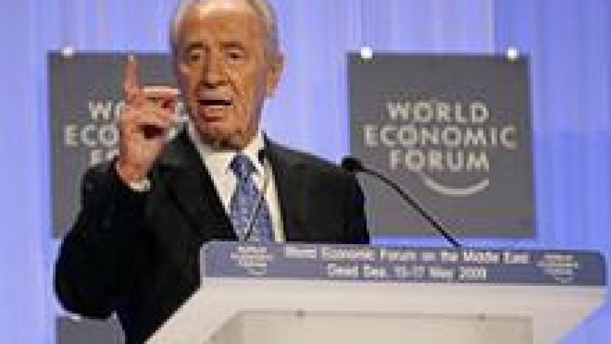 presedintele israelian a lesinat in timpul unei conferinte