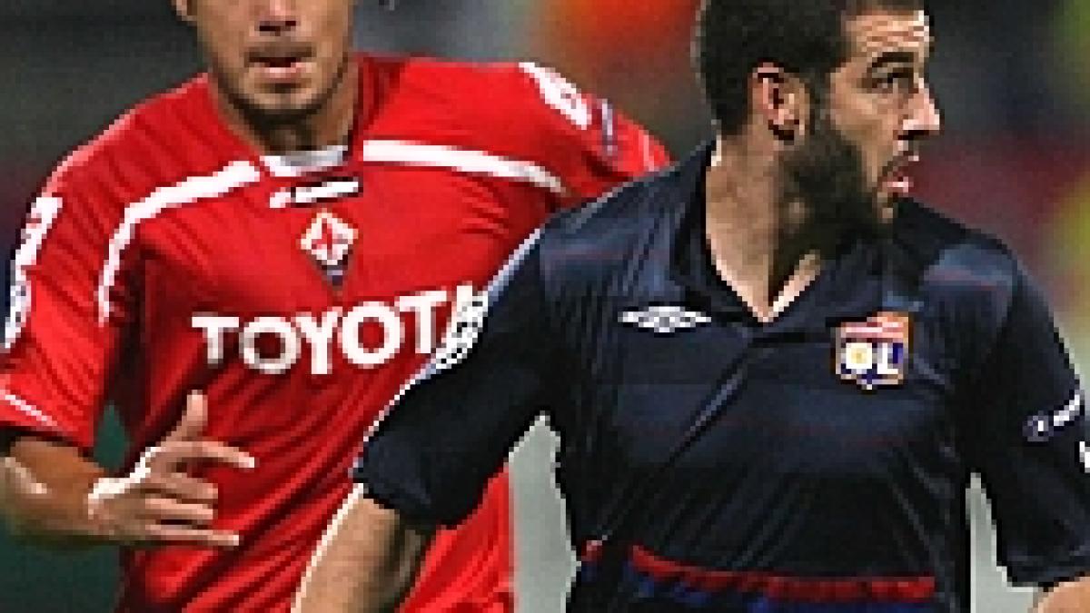 olympique lyonnais fiorentina 1 0 gazdele profita de un om in plus pe teren