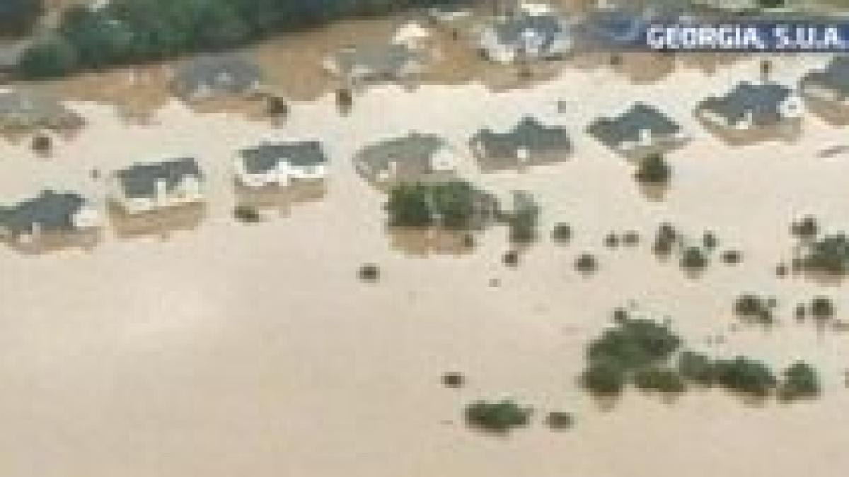 inundatii fara precedent in sua stare de urgenta in georgia video