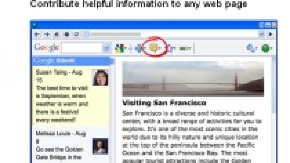 Sidewiki, aplicaţia Google care permite postarea comentariilor pe orice site (FOTO)