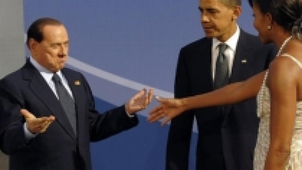 berlusconi ii face ochi dulci lui michelle obama la summitul g20 video