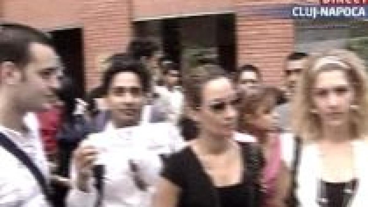 studentii straini de la facultatea de medicina din cluj protesteaza fata de marirea taxei