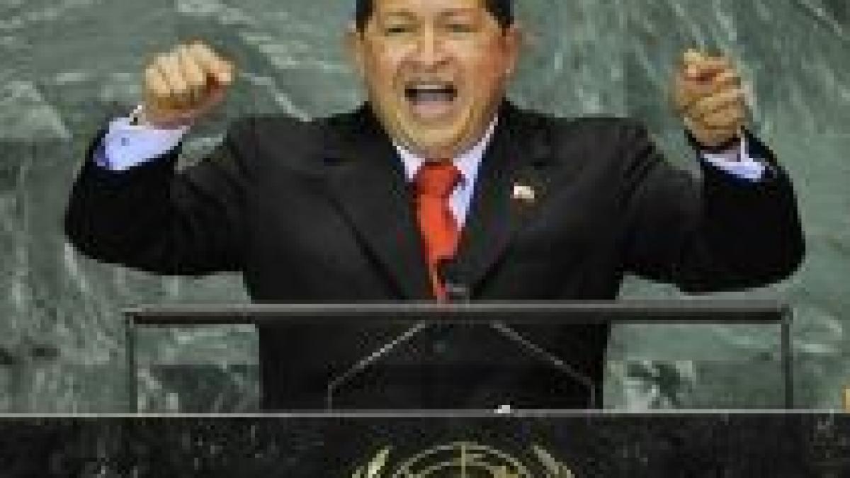 hugo chavez la adunarea generala onu nu mai miroase a sulf miroase a speranta video