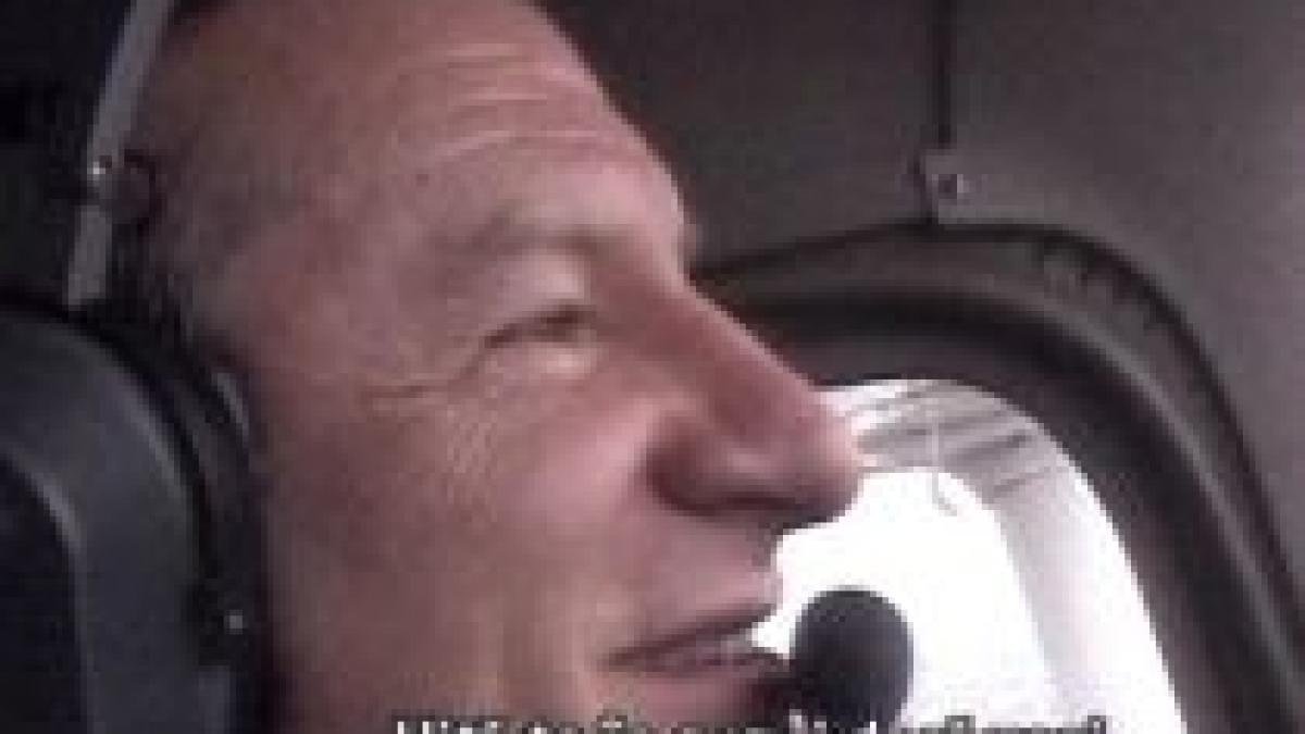 radu berceanu pilot ministrul a inspectat autostrada bucuresti ploiesti din avion video