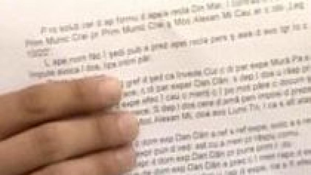 protest sanctionat grefiera care a redactat o hotarare cu jumatati de cuvinte retrogradata