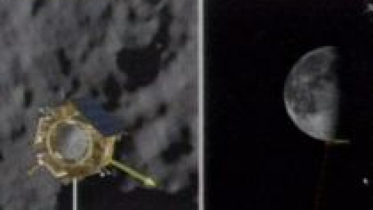 nasa a prabusit o racheta pe luna pentru a cauta apa video