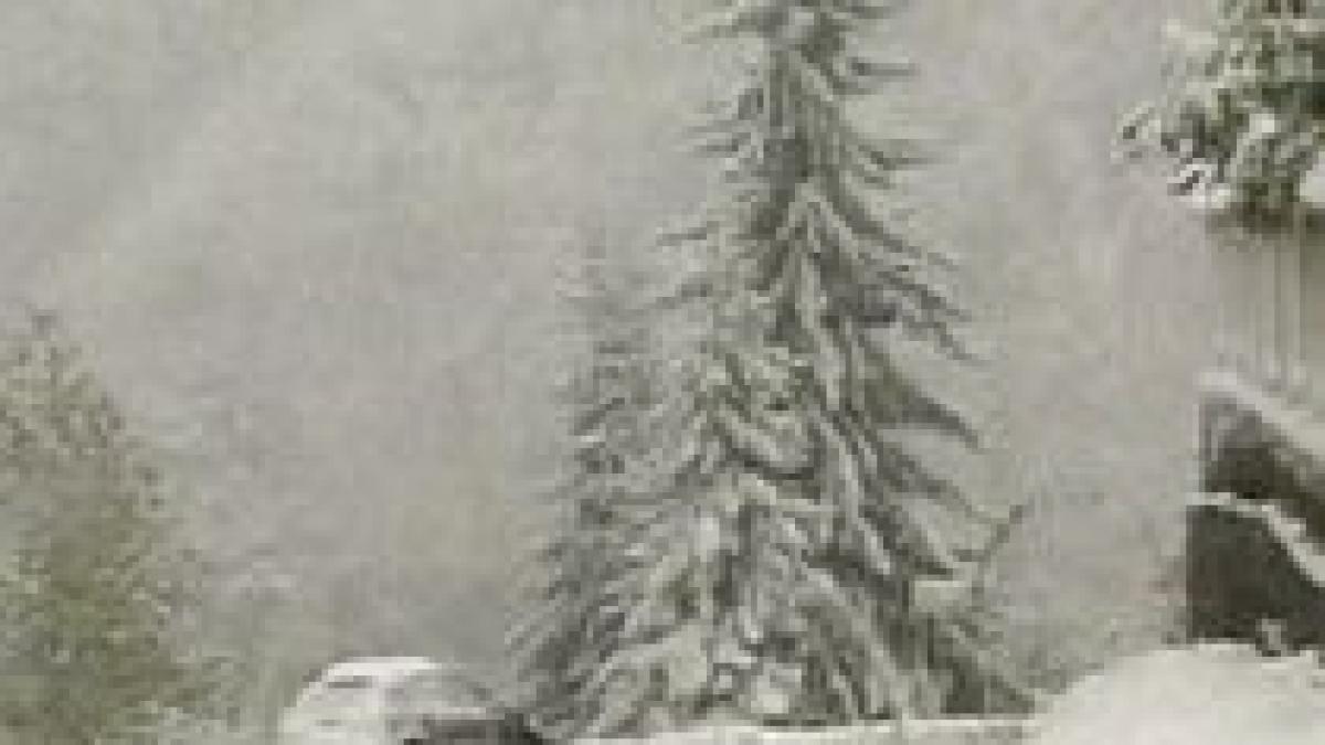 iarna timpurie cu ninsori si furtuni in mai multe zone din tara video