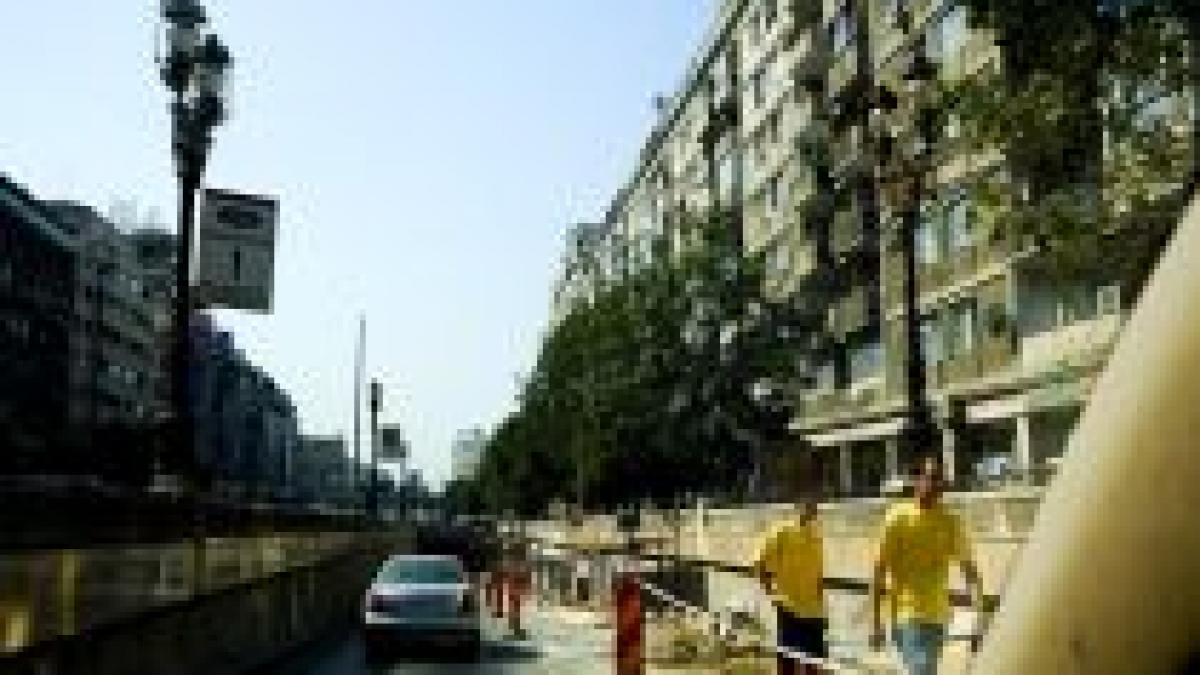 traficul rutier prin pasajul unirii din capitala restrictionat