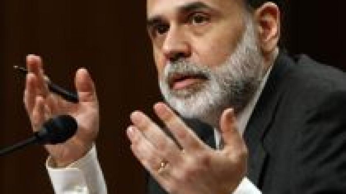 bernanke sua trebuie sa reduca deficitele foarte mari