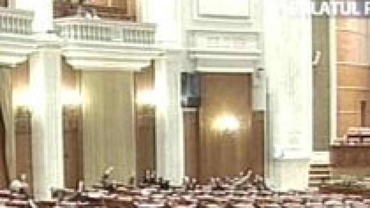 parlamentul aviz negativ pentru referendumul presedintelui