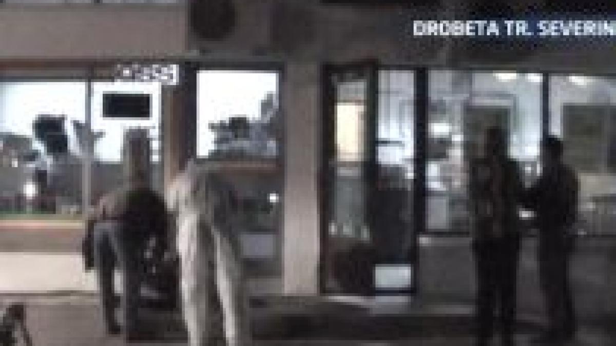 jaf la o agentie loto din drobeta turnu severin hotii purtau cagule dar nu erau inarmati