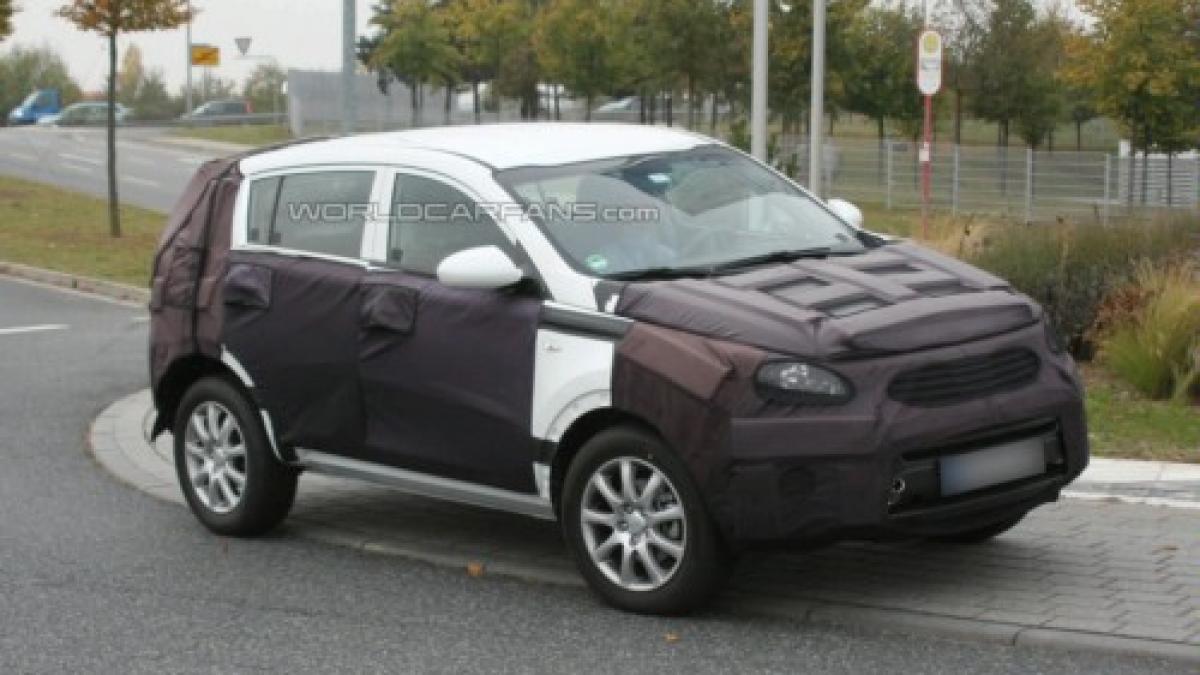 kia sportage 2010 surprins in fotografii spion in timpul testelor