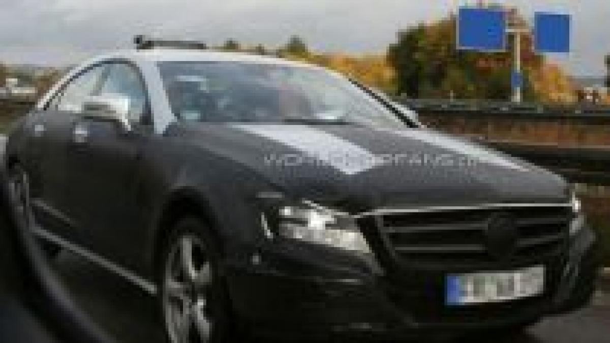 mercedes benz cls 2011 surprins in fotografii spion