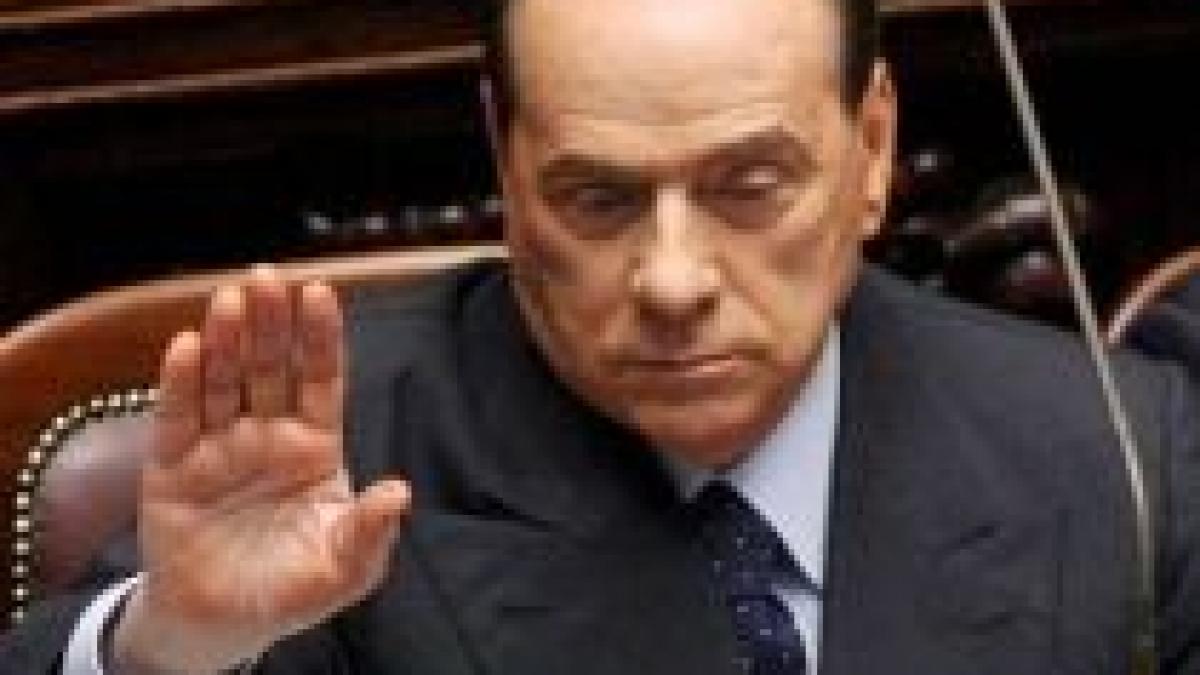 silvio berlusconi nu va demisiona nici daca este condamnat