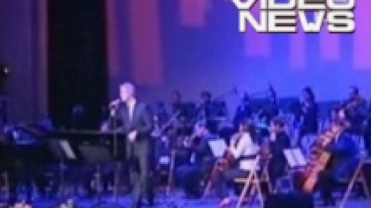 tenorul italian alessandro safina in concert la sala palatului video