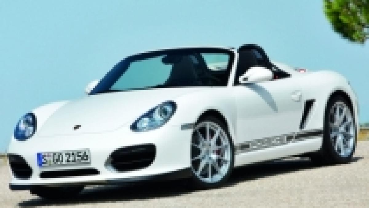 boxster spyder cel mai usor model din gama porsche lansat in decembrie la los angeles foto