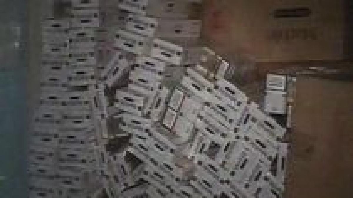 300 000 de pachete de tigari de contrabanda confiscate in vama albita