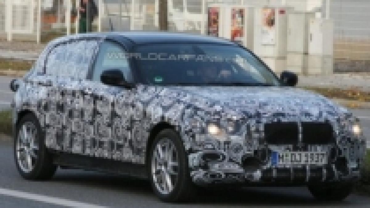 bmw seria 1 surprins la teste in imagini spion foto