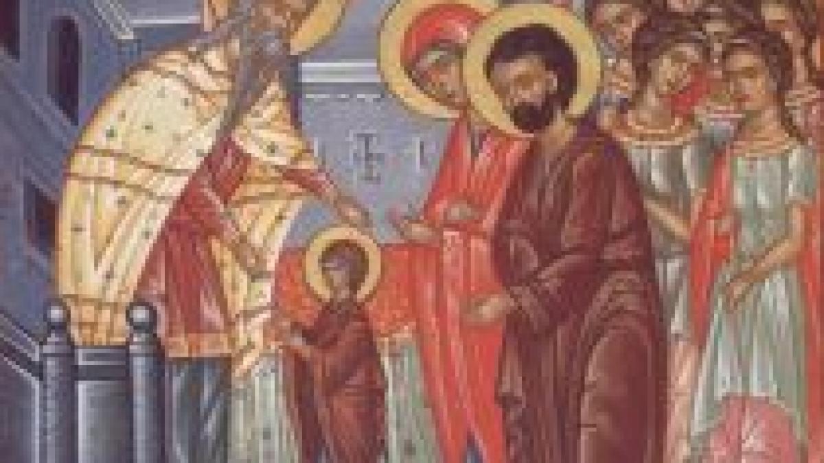 credinciosii ortodocsi si greco catolici sarbatoresc intrarea maicii domnului in biserica