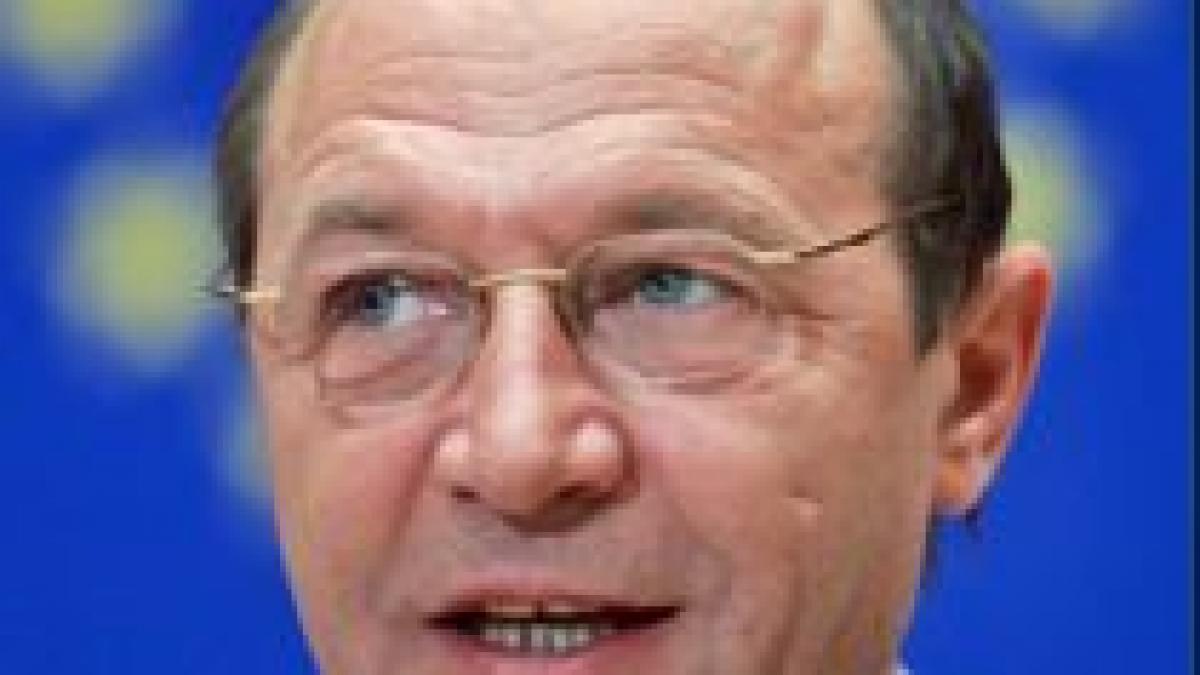 basescu vrea cel putin trei confruntari electorale cu geoana