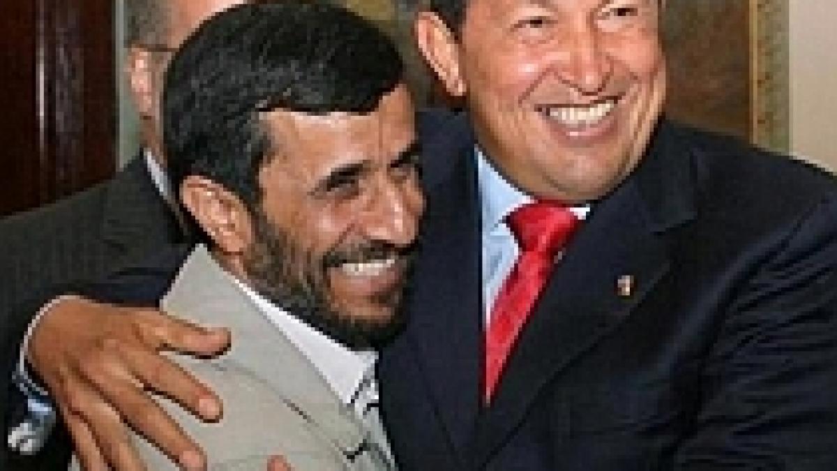 ahmadinejad il lauda pe fratele anti imperialist chavez