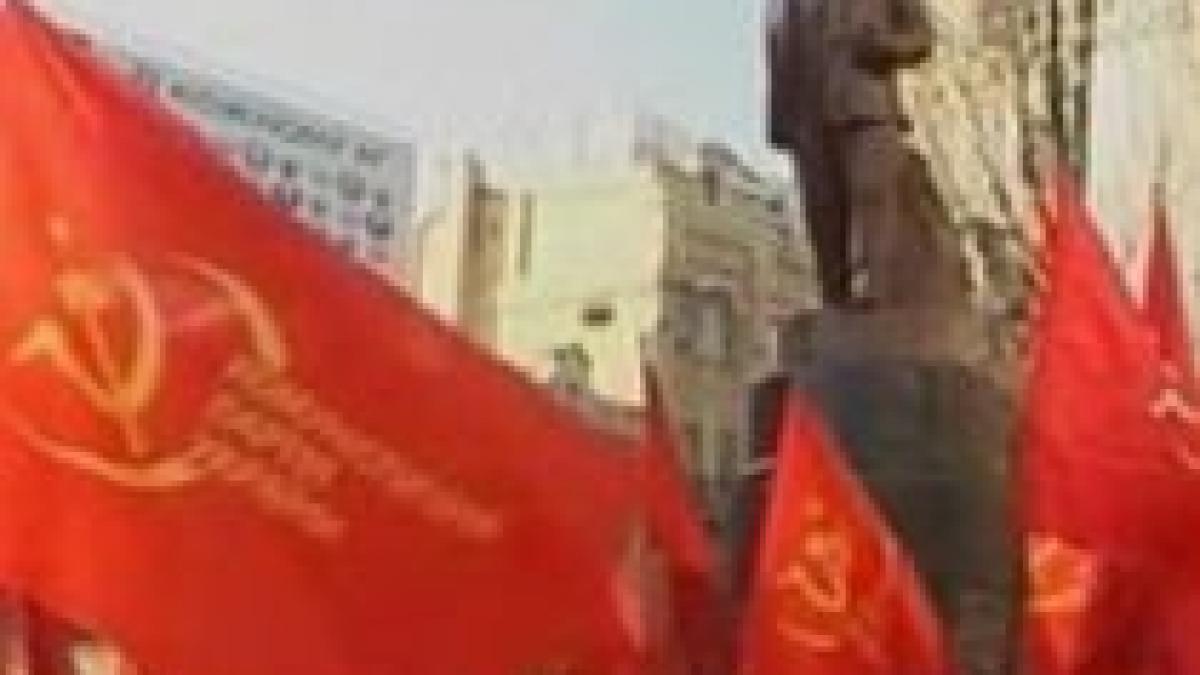 bataie in ucraina la dezvelirea statuii lui lenin