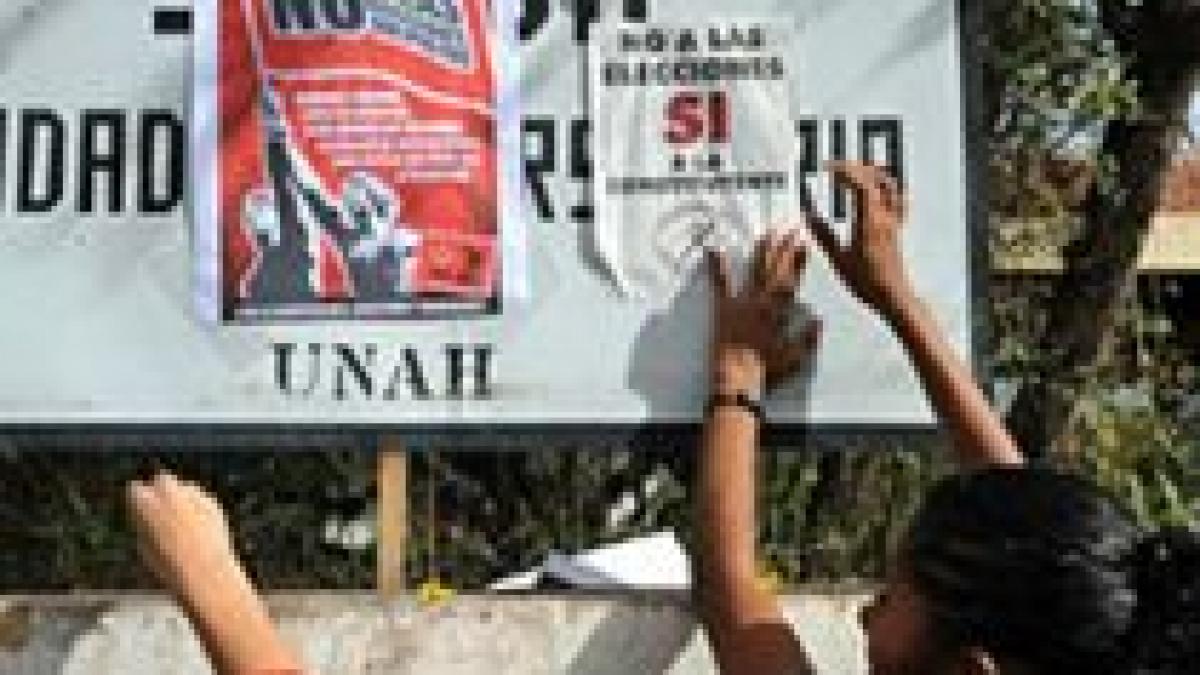 alegeri prezidentiale anticipate in honduras dupa lovitura de stat din iunie