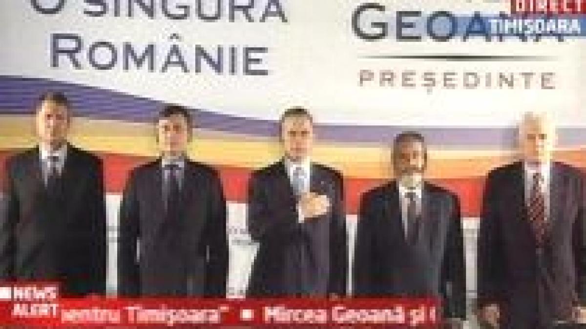 pact anti basescu pnl psd pntcd iohannis semnat la timisoara pentru sustinerea lui geoana