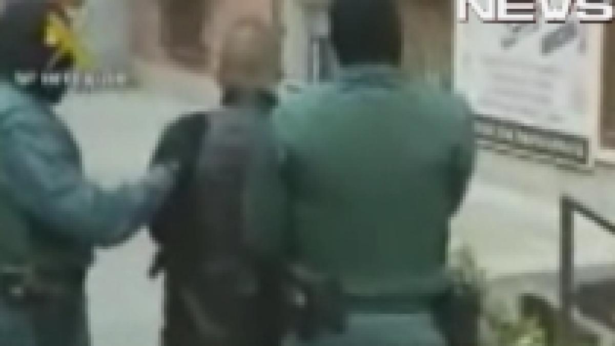 spania noua romani arestati pentru jaf calificat video