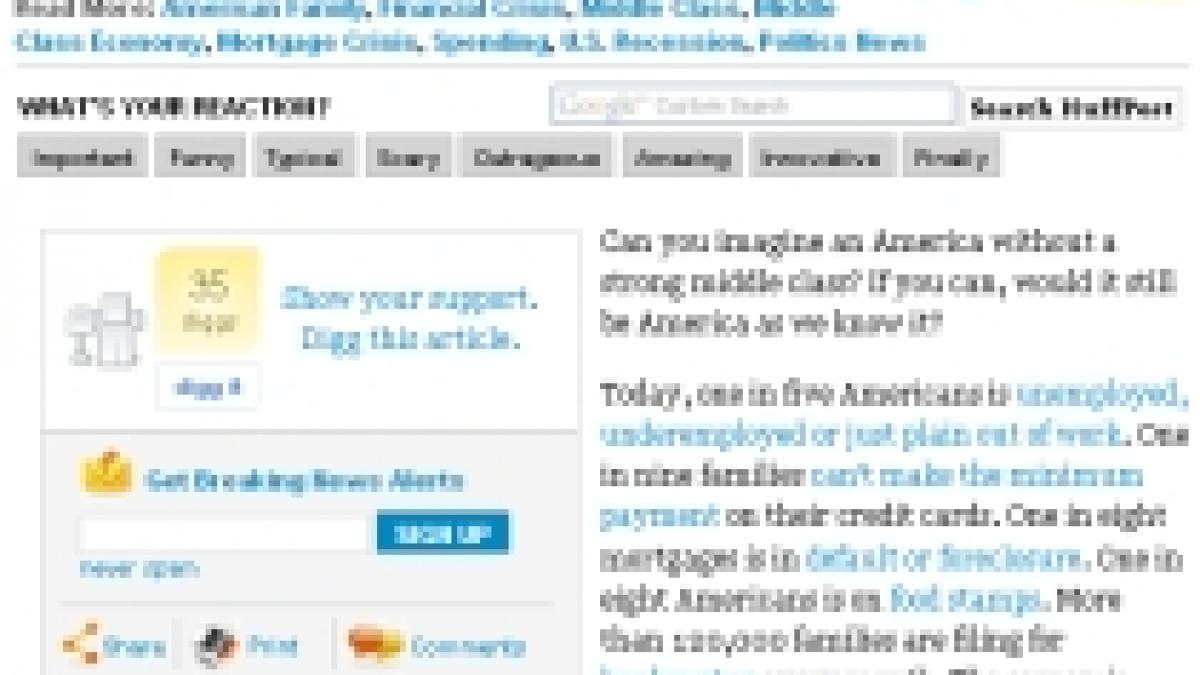 america a ramas fara clasa de mijloc