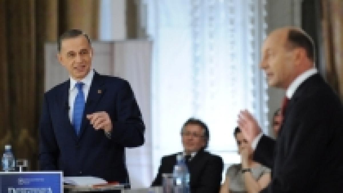 de ce nu se voteaza candidatii intre ei replici taioase basescu geoana video