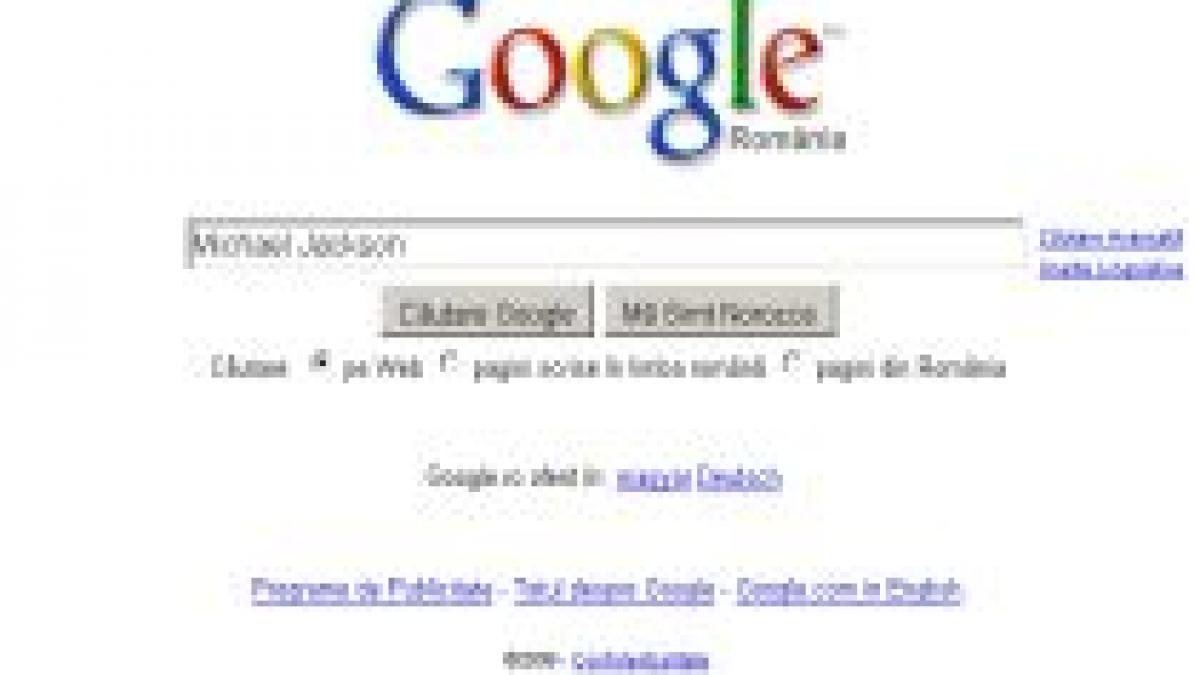 michael jackson numele cel mai cautat pe internet in 2009