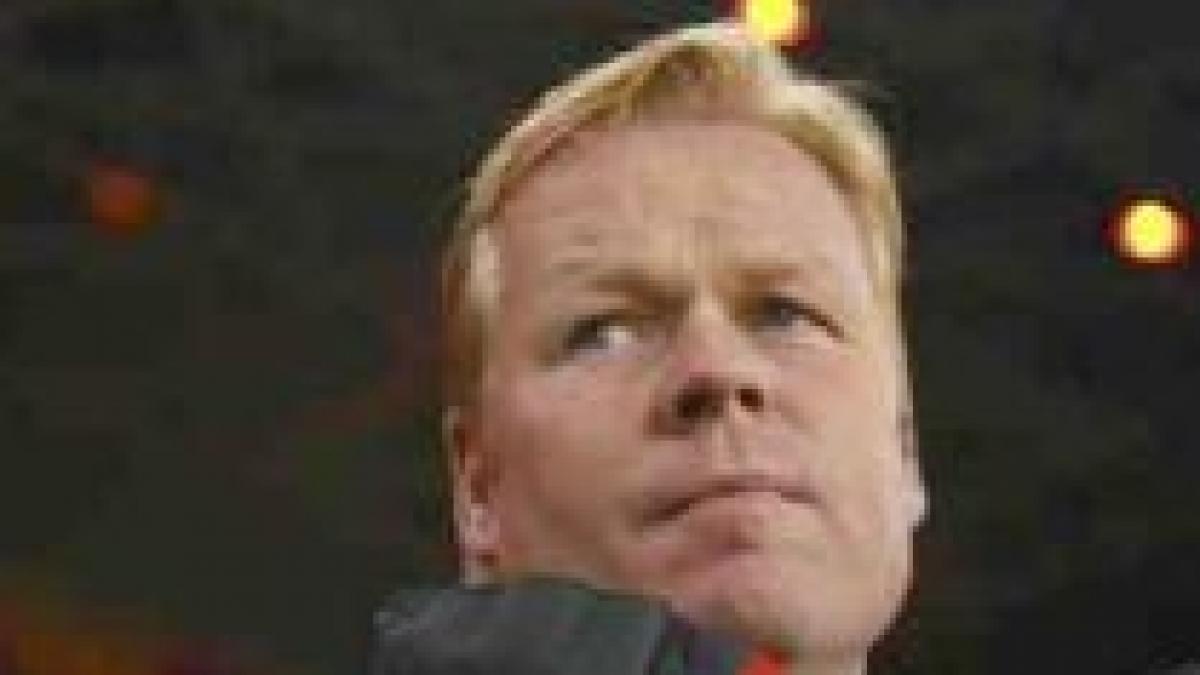 az alkmaar l a dat afara pe ronald koeman dupa infrangerea de pe teren propriu cu vitesse