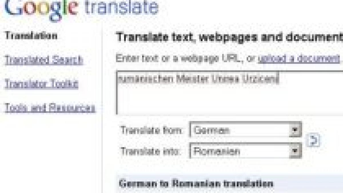 google translate nu vrea sa recunoasca unirea urziceni drept campioana romaniei foto