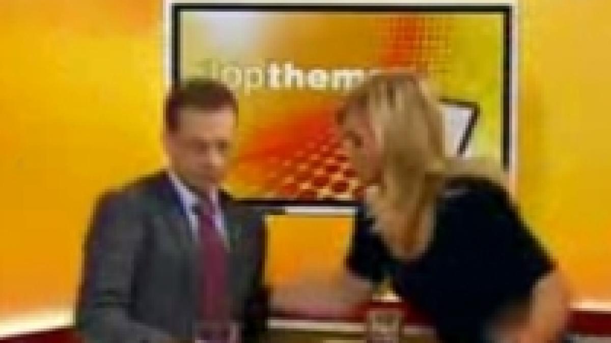 invitatul unei televiziuni germane a lesinat in direct video