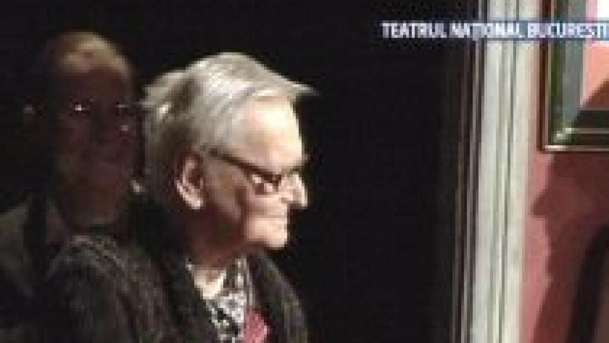 radu beligan la 91 de ani pe scena teatrului national bucuresti video