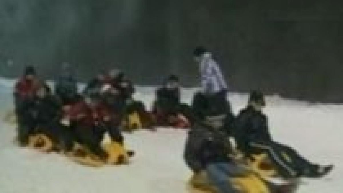 iarna pe partie ninsoarea binevenita pentru amatorii sporturilor de sezon video