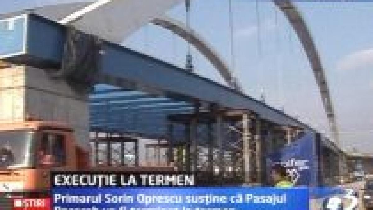 oprescu lucrarile la pasajul basarab ar putea fi incheiate la sfarsitul lui 2010