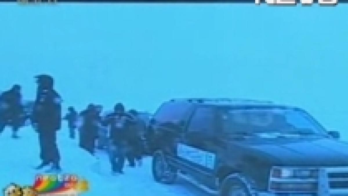 dani de la emisiunea neatza a salvat oamenii inzapeziti alaturi de membrii unui club de off road