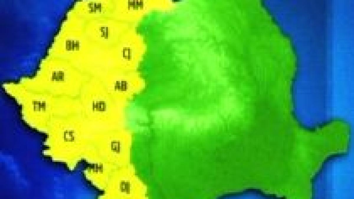 cod galben de inundatii in 13 judete vezi raurile vizate si prognoza meteo