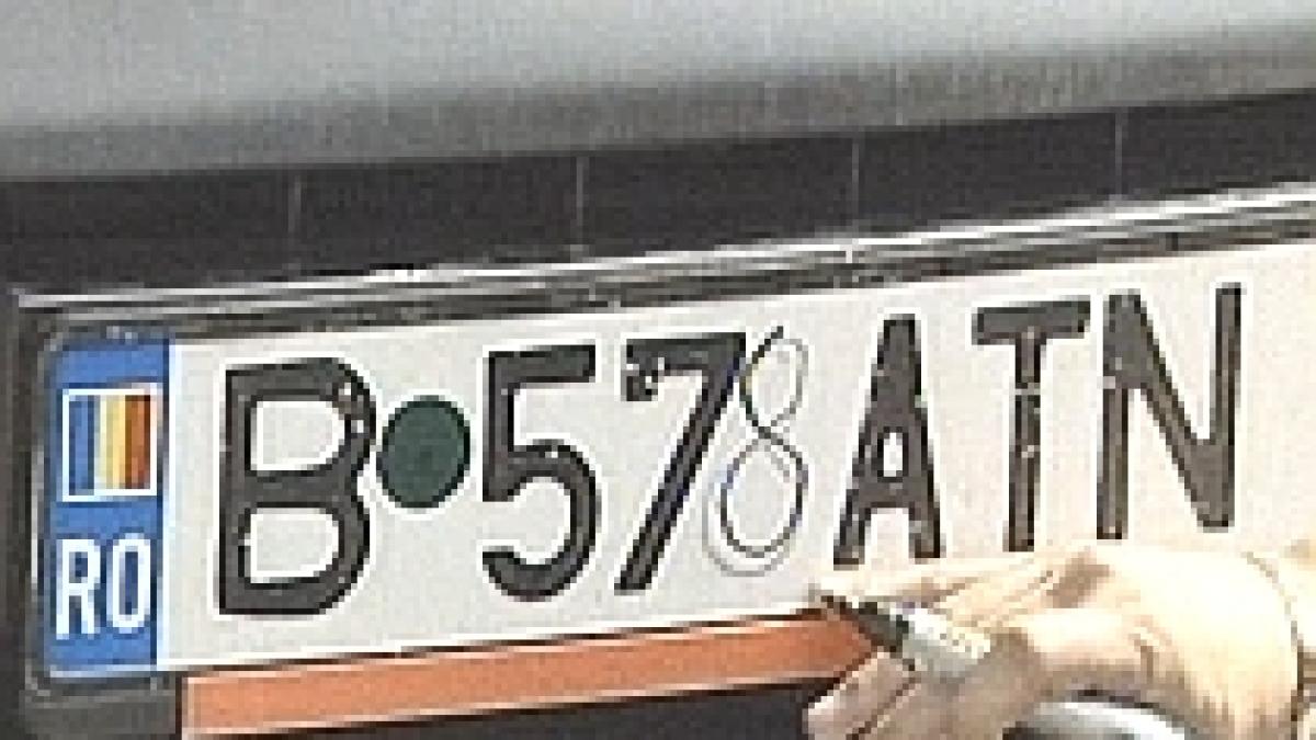 numerele de inmatriculare auto distribuite in capitala vor fi formate si din trei cifre