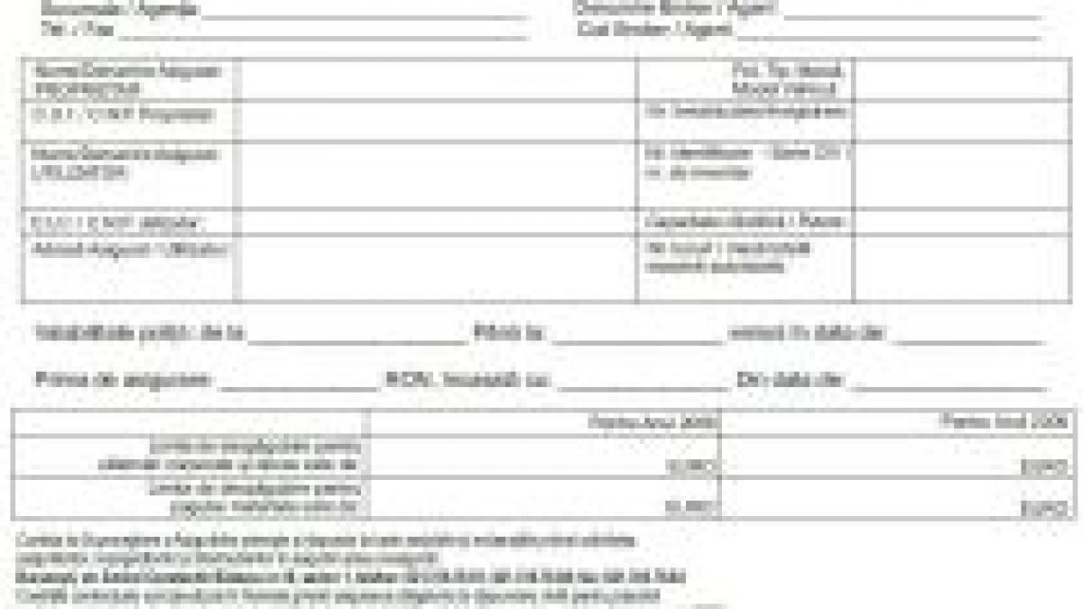 legislatia rca s a modificat de la 1 ianuarie politele mai scumpe cu 20