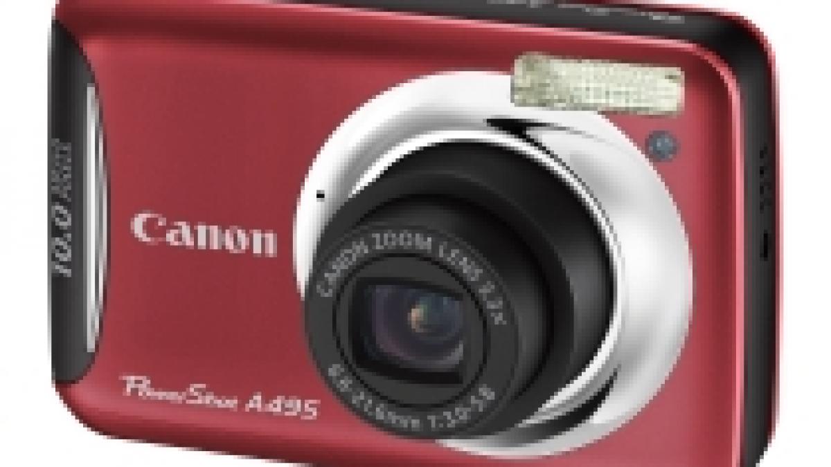 canon anunta doua noi camere foto compacte powershot a495 si powershot a490 foto