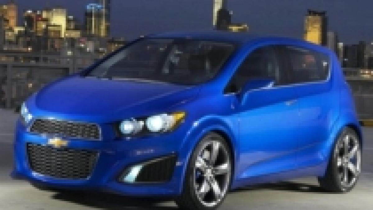 chevrolet aveo rs concept prezentat inaintea debutului de la detroit foto