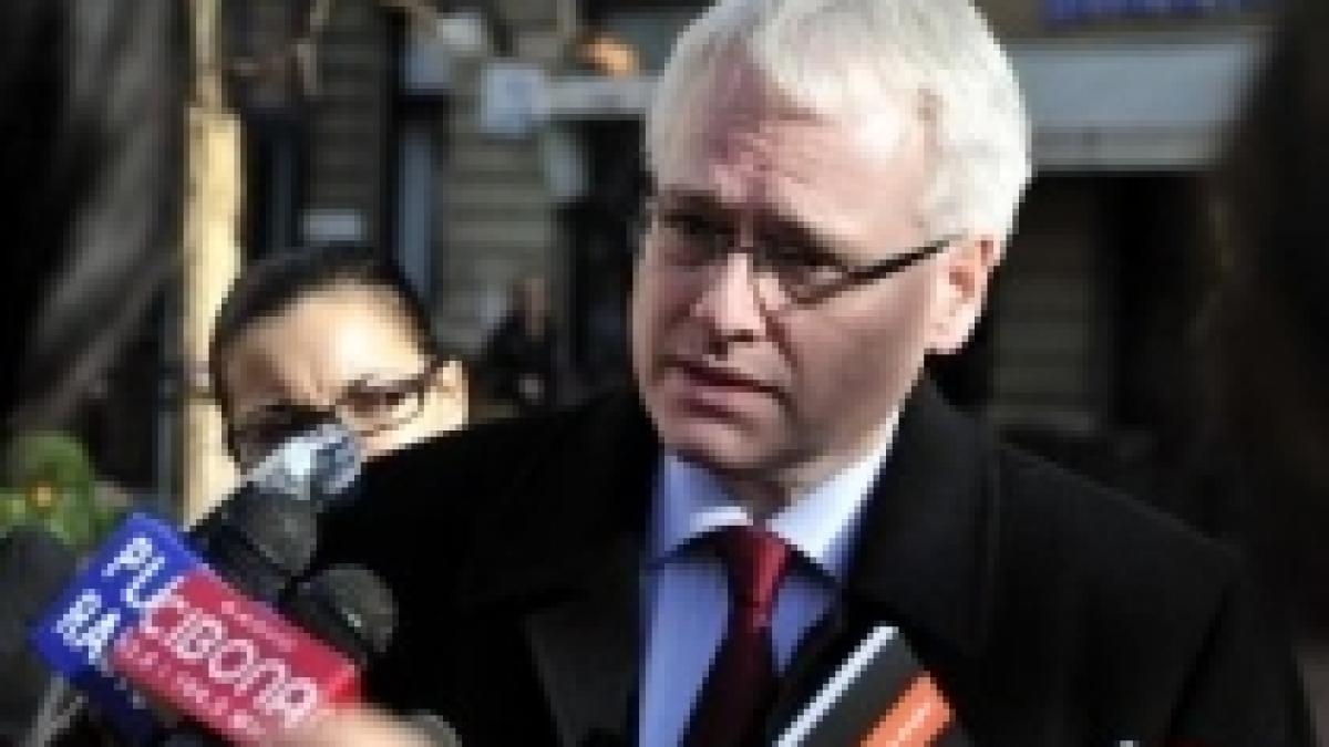 ivo josipovici a castigat alegerile prezidentiale din croatia potrivit rezultatelor oficiale