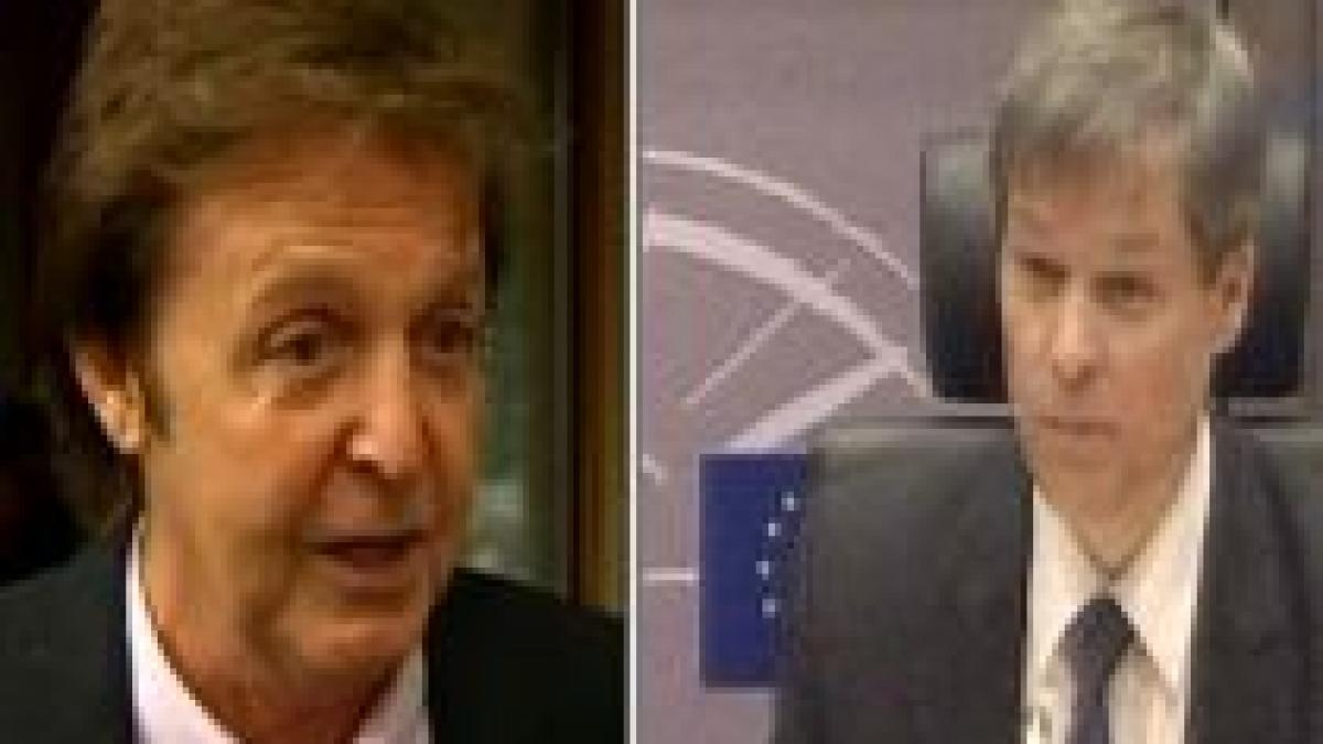 ciolos intrebat la audieri daca sustine campania vegetarieni pentru o zi a lui paul mccartney video