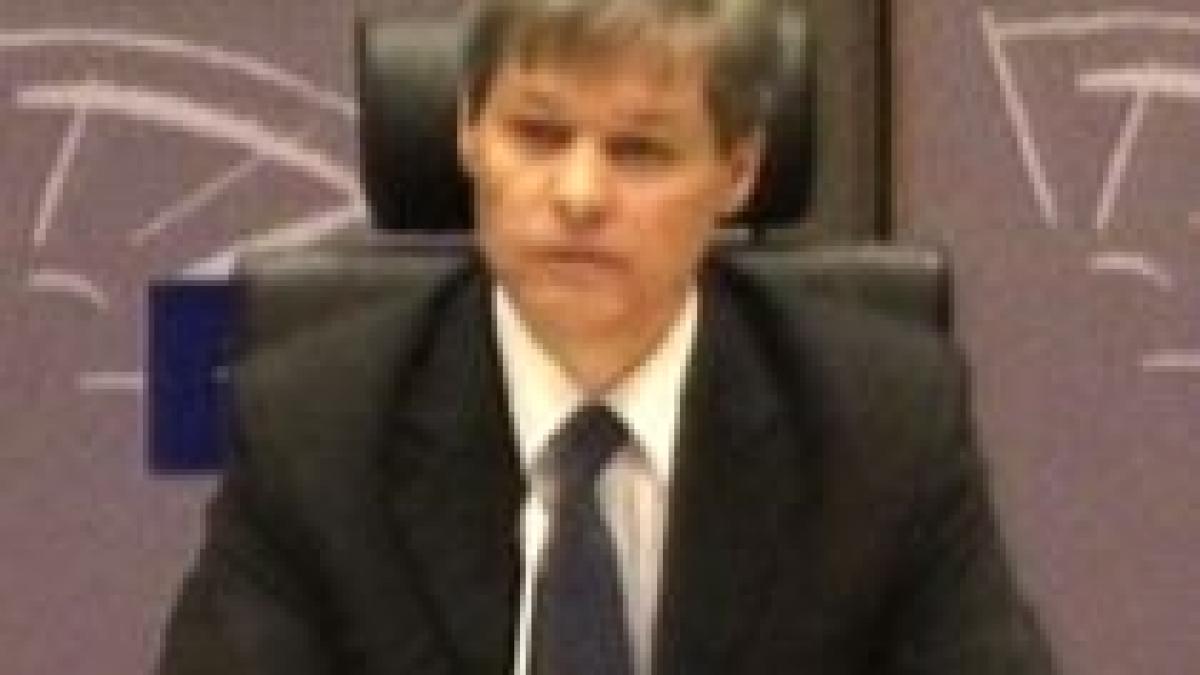 dacian ciolos avizat favorabil in comisia de agricultura din pe