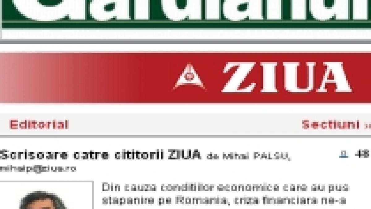 gardianul si ziua nu mai apar nici online