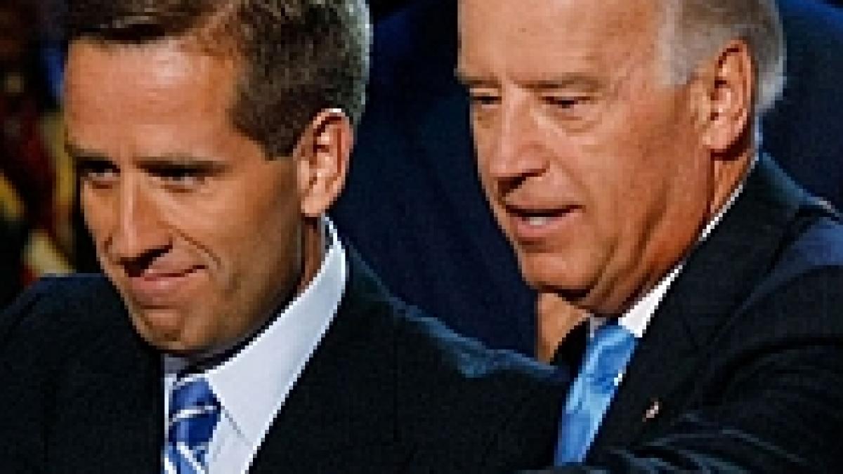 vicepresedintele sua face lobby pentru ca fiul sa candideze la senat